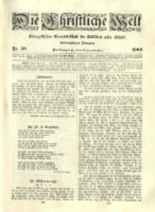 Die Christliche Welt: evangelisches Gemeindeblatt für Gebildete aller Stände. 1903.09.17 Jg.17 Nr.38