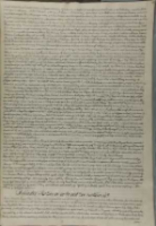 Definitio rokoszu, co to iest za natura iego