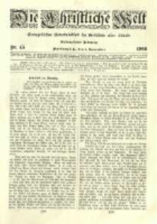 Die Christliche Welt: evangelisches Gemeindeblatt für Gebildete aller Stände. 1903.11.05 Jg.17 Nr.45