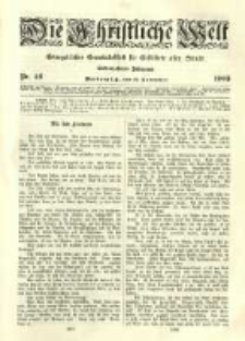 Die Christliche Welt: evangelisches Gemeindeblatt f&uuml;r Gebildete aller St&auml;nde. 1903.11.12 Jg.17 Nr.46