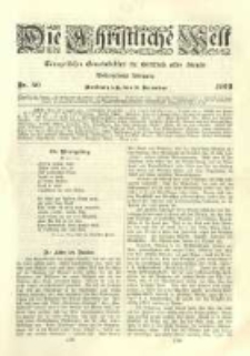 Die Christliche Welt: evangelisches Gemeindeblatt f&uuml;r Gebildete aller St&auml;nde. 1903.12.10 Jg.17 Nr.50