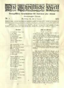 Die Christliche Welt: evangelisches Gemeindeblatt für Gebildete aller Stände. 1907.01.10 Jg.21 Nr.2