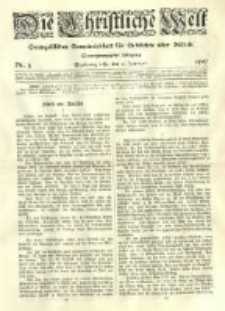 Die Christliche Welt: evangelisches Gemeindeblatt für Gebildete aller Stände. 1907.01.31 Jg.21 Nr.5