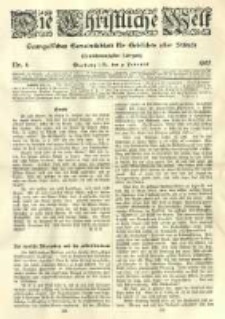Die Christliche Welt: evangelisches Gemeindeblatt für Gebildete aller Stände. 1907.02.07 Jg.21 Nr.6