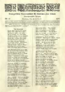 Die Christliche Welt: evangelisches Gemeindeblatt für Gebildete aller Stände. 1907.04.18 Jg.21 Nr.16