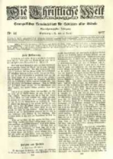 Die Christliche Welt: evangelisches Gemeindeblatt für Gebildete aller Stände. 1907.06.13 Jg.21 Nr.24