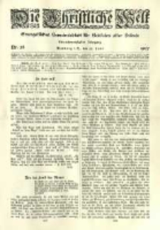 Die Christliche Welt: evangelisches Gemeindeblatt für Gebildete aller Stände. 1907.06.27 Jg.21 Nr.26