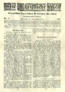 Die Christliche Welt: evangelisches Gemeindeblatt für Gebildete aller Stände. 1907.09.05 Jg.21 Nr.36