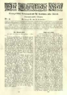 Die Christliche Welt: evangelisches Gemeindeblatt für Gebildete aller Stände. 1907.09.26 Jg.21 Nr.39