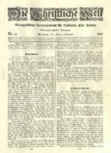 Die Christliche Welt: evangelisches Gemeindeblatt für Gebildete aller Stände. 1907.10.10 Jg.21 Nr.41