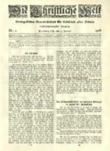 Die Christliche Welt: evangelisches Gemeindeblatt für Gebildete aller Stände. 1908.01.09 Jg.22 Nr.2