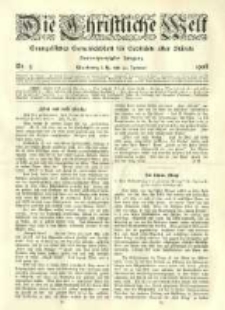 Die Christliche Welt: evangelisches Gemeindeblatt für Gebildete aller Stände. 1908.01.23 Jg.22 Nr.4