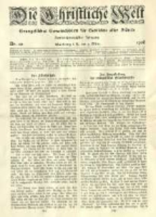 Die Christliche Welt: evangelisches Gemeindeblatt für Gebildete aller Stände. 1908.03.05 Jg.22 Nr.10