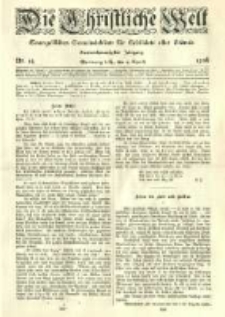 Die Christliche Welt: evangelisches Gemeindeblatt für Gebildete aller Stände. 1908.04.02 Jg.22 Nr.14