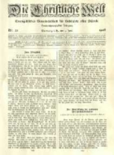 Die Christliche Welt: evangelisches Gemeindeblatt für Gebildete aller Stände. 1908.06.04 Jg.22 Nr.23