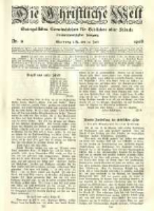 Die Christliche Welt: evangelisches Gemeindeblatt für Gebildete aller Stände. 1908.07.30 Jg.22 Nr.31