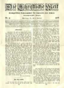Die Christliche Welt: evangelisches Gemeindeblatt für Gebildete aller Stände. 1908.10.08 Jg.22 Nr.41