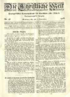 Die Christliche Welt: evangelisches Gemeindeblatt für Gebildete aller Stände. 1908.11.12 Jg.22 Nr.46