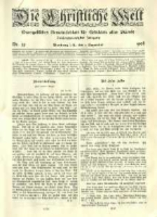Die Christliche Welt: evangelisches Gemeindeblatt für Gebildete aller Stände. 1908.12.03 Jg.22 Nr.49