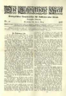 Die Christliche Welt: evangelisches Gemeindeblatt für Gebildete aller Stände. 1906.03.08 Jg.20 Nr.10