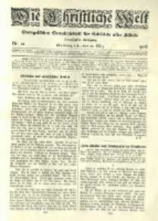 Die Christliche Welt: evangelisches Gemeindeblatt für Gebildete aller Stände. 1906.03.22 Jg.20 Nr.12