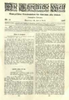 Die Christliche Welt: evangelisches Gemeindeblatt für Gebildete aller Stände. 1906.06.07 Jg.20 Nr.23
