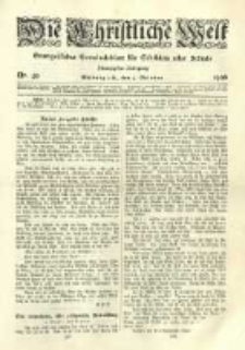Die Christliche Welt: evangelisches Gemeindeblatt für Gebildete aller Stände. 1906.10.04 Jg.20 Nr.40