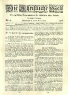 Die Christliche Welt: evangelisches Gemeindeblatt für Gebildete aller Stände. 1906.11.08 Jg.20 Nr.45