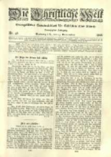 Die Christliche Welt: evangelisches Gemeindeblatt für Gebildete aller Stände. 1906.11.15 Jg.20 Nr.46