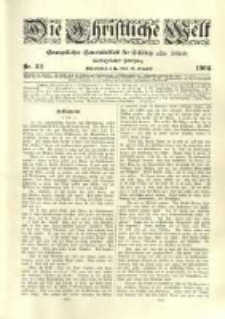 Die Christliche Welt: evangelisches Gemeindeblatt für Gebildete aller Stände. 1902.08.14 Jg.16 Nr.33
