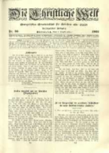 Die Christliche Welt: evangelisches Gemeindeblatt für Gebildete aller Stände. 1902.09.04 Jg.16 Nr.36