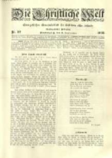 Die Christliche Welt: evangelisches Gemeindeblatt für Gebildete aller Stände. 1902.09.11 Jg.16 Nr.37