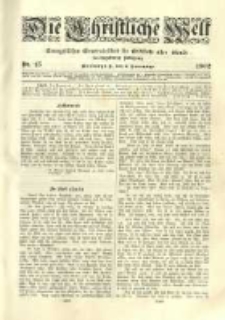 Die Christliche Welt: evangelisches Gemeindeblatt für Gebildete aller Stände. 1902.11.06 Jg.16 Nr.45