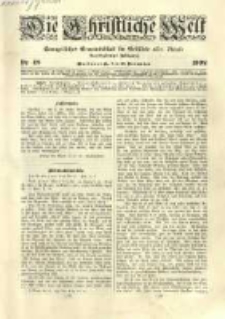 Die Christliche Welt: evangelisches Gemeindeblatt für Gebildete aller Stände. 1902.11.27 Jg.16 Nr.48