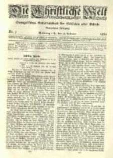 Die Christliche Welt: evangelisches Gemeindeblatt für Gebildete aller Stände. 1905.02.16 Jg.19 Nr.7