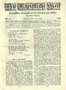 Die Christliche Welt: evangelisches Gemeindeblatt f&uuml;r Gebildete aller St&auml;nde. 1905.07.06 Jg.19 Nr.27