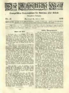 Die Christliche Welt: evangelisches Gemeindeblatt f&uuml;r Gebildete aller St&auml;nde. 1905.07.13 Jg.19 Nr.28