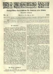 Die Christliche Welt: evangelisches Gemeindeblatt f&uuml;r Gebildete aller St&auml;nde. 1905.07.20 Jg.19 Nr.29