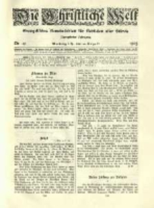 Die Christliche Welt: evangelisches Gemeindeblatt für Gebildete aller Stände. 1905.08.10 Jg.19 Nr.32