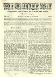 Die Christliche Welt: evangelisches Gemeindeblatt für Gebildete aller Stände. 1905.09.14 Jg.19 Nr.37