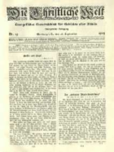Die Christliche Welt: evangelisches Gemeindeblatt für Gebildete aller Stände. 1905.09.28 Jg.19 Nr.39