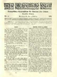 Die Christliche Welt: evangelisches Gemeindeblatt für Gebildete aller Stände. 1905.10.12 Jg.19 Nr.41
