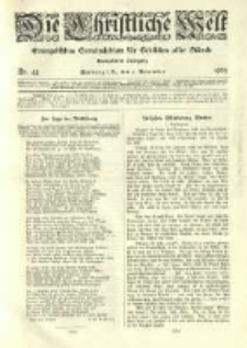 Die Christliche Welt: evangelisches Gemeindeblatt für Gebildete aller Stände. 1905.11.02 Jg.19 Nr.44