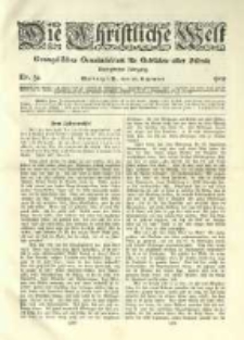 Die Christliche Welt: evangelisches Gemeindeblatt f&uuml;r Gebildete aller St&auml;nde. 1905.12.28 Jg.19 Nr.52