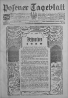 Posener Tageblatt 1930.12.25 Jg.69 Nr278