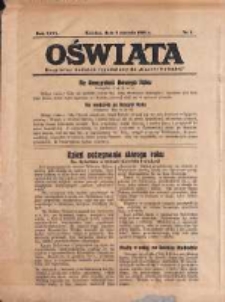Oświata: bezpłatny dodatek tygodniowy do "Gazety Polskiej" 1938.01.02 R.26 Nr1