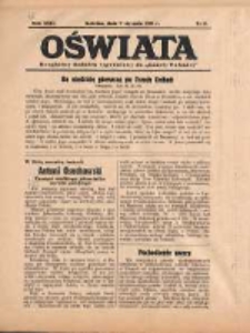 Oświata: bezpłatny dodatek tygodniowy do "Gazety Polskiej" 1938.01.09 R.26 Nr2