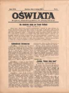 Oświata: bezpłatny dodatek tygodniowy do "Gazety Polskiej" 1938.02.06 R.26 Nr6