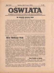 Oświata: bezpłatny dodatek tygodniowy do "Gazety Polskiej" 1938.03.06 R.26 Nr10
