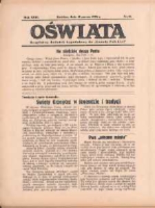 Oświata: bezpłatny dodatek tygodniowy do "Gazety Polskiej" 1938.03.13 R.26 Nr11